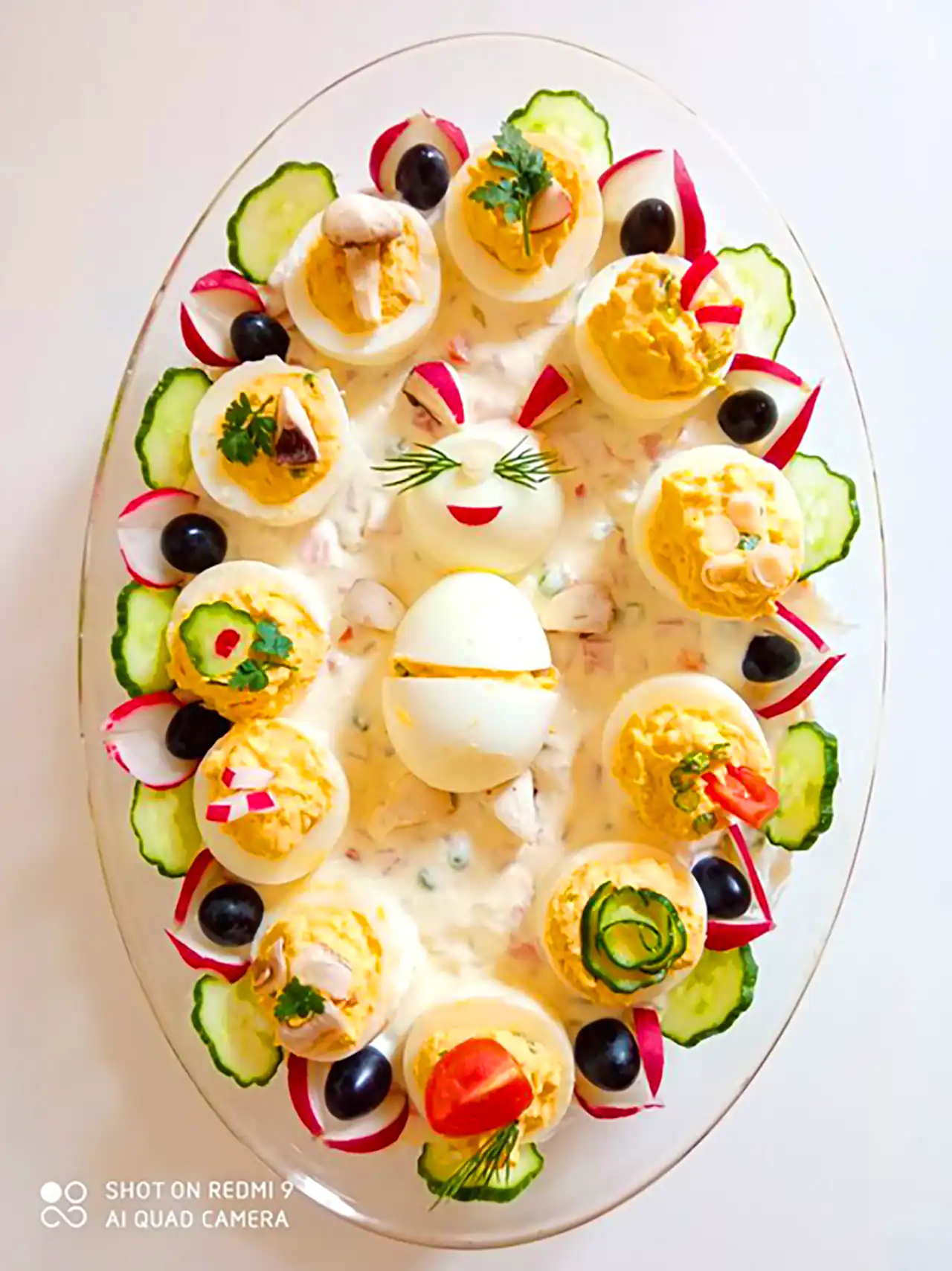 دیزاین تخم مرغ آبپز فانتزی