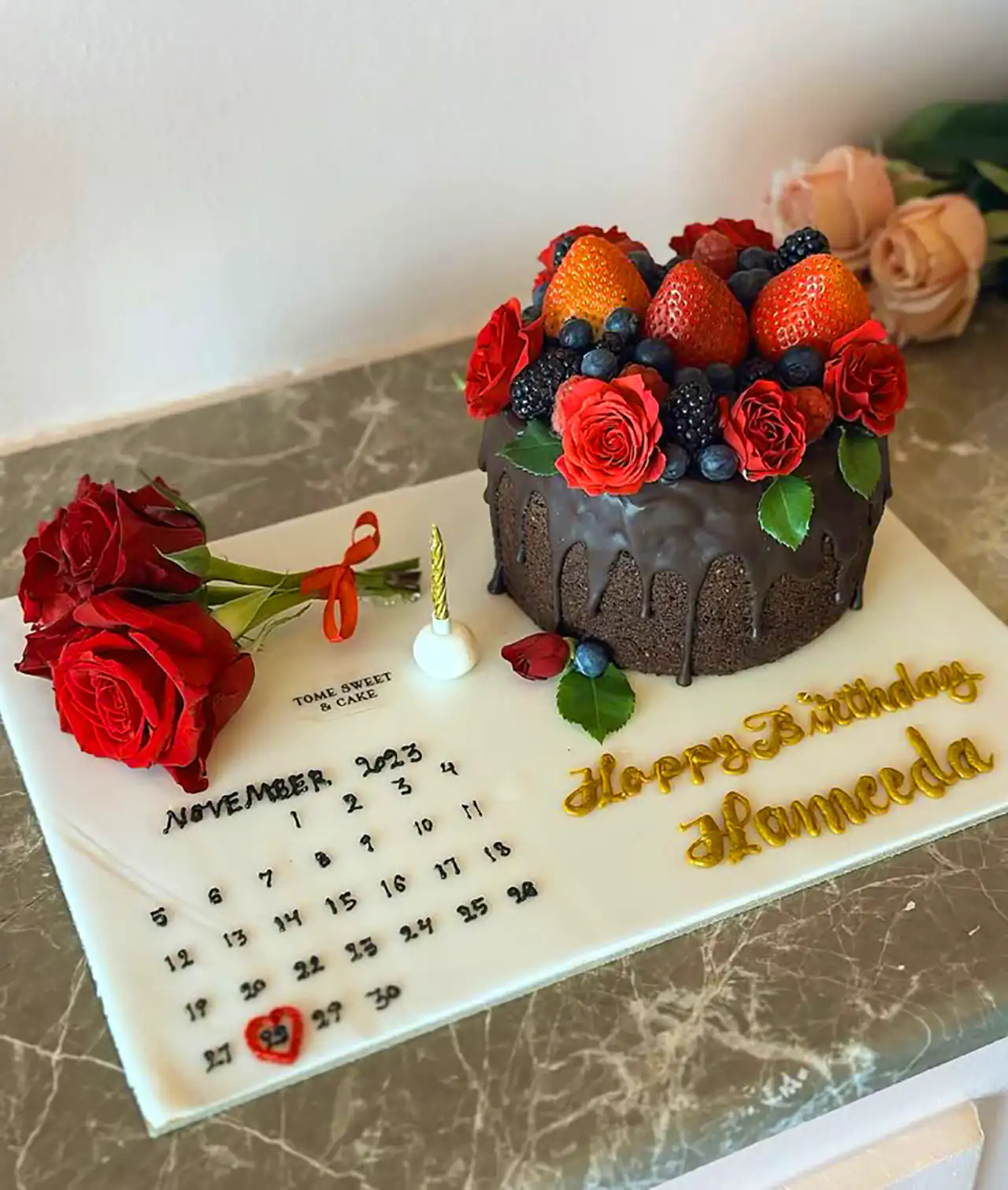 کیک تولد تقویم دار