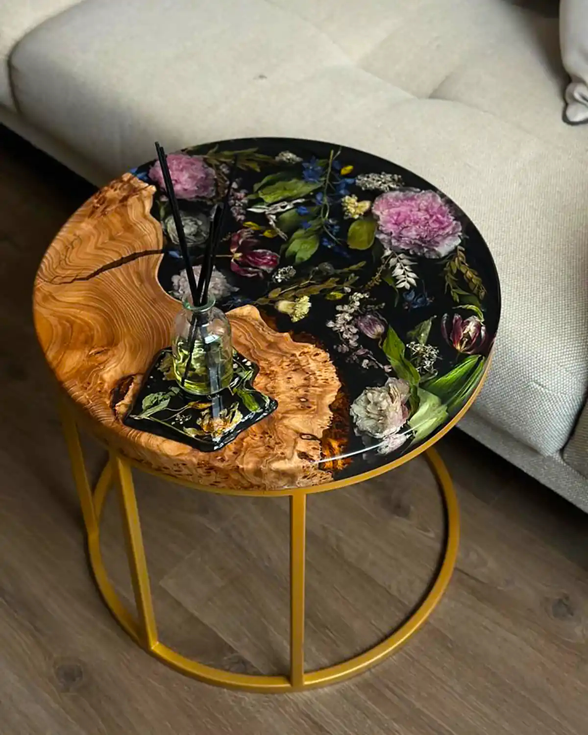 میز عسلی رزینی شیک