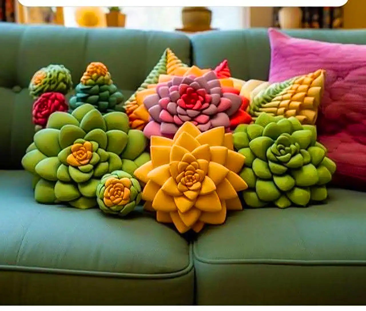 کوسن فانتزی طرح ساکولنت