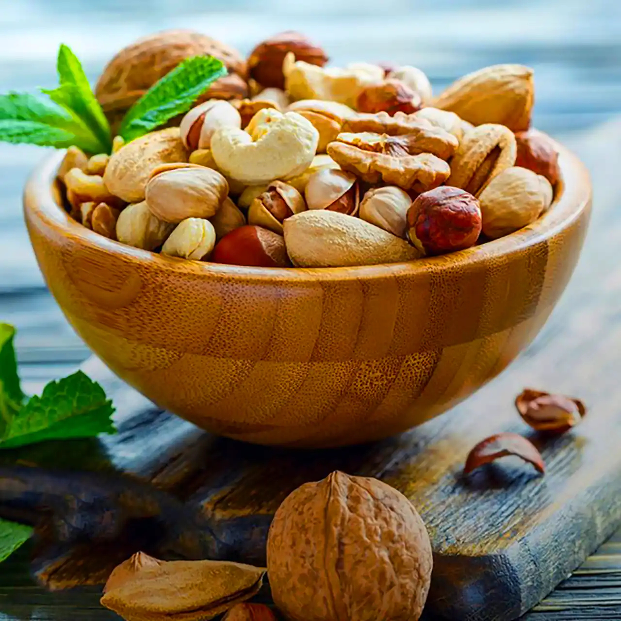 ظرف آجیل چوبی