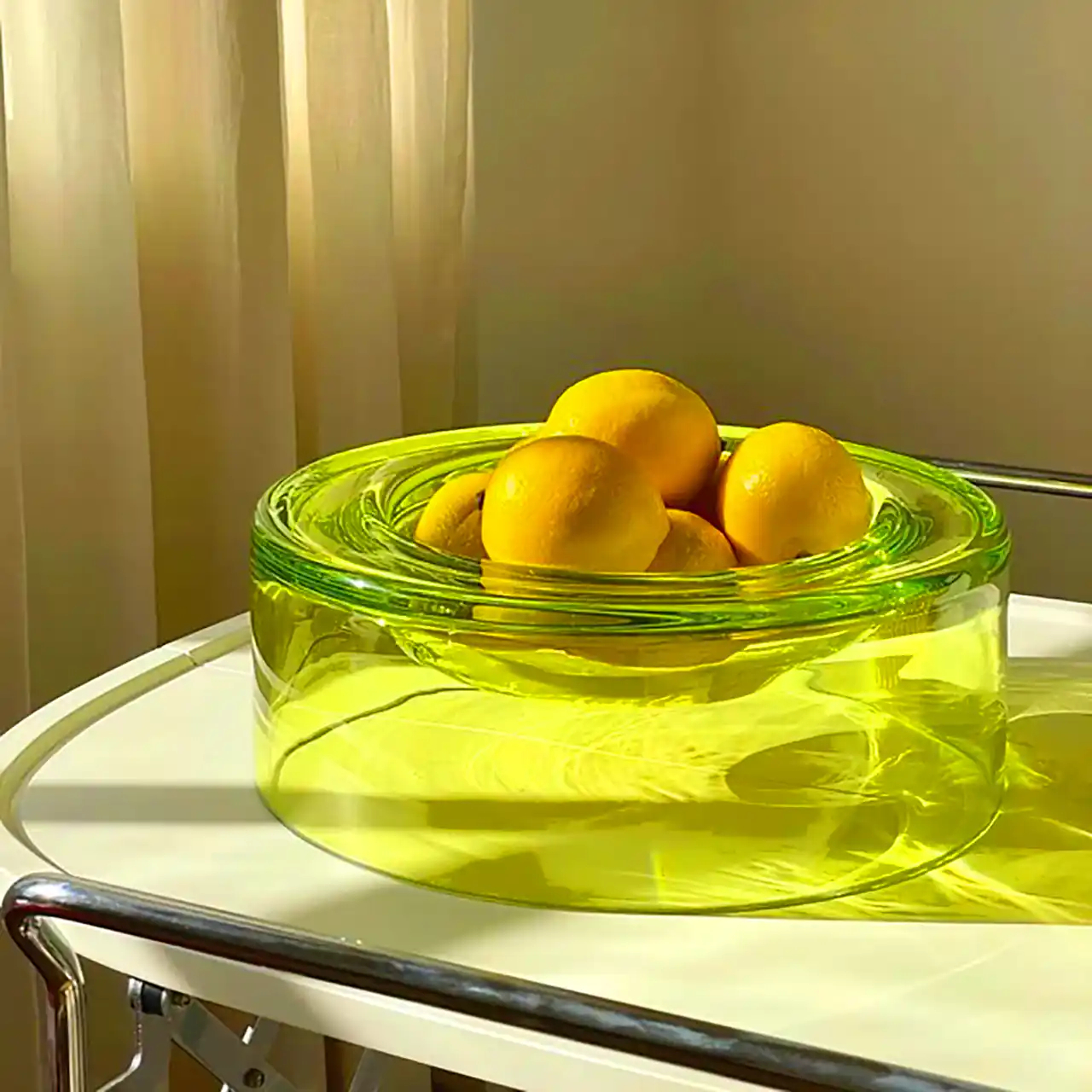 ظروف شیشه ای میوه خوری 