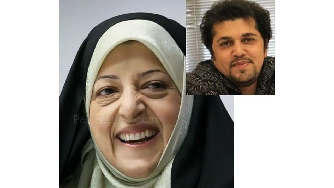 معصومه ابتکار و پسرش