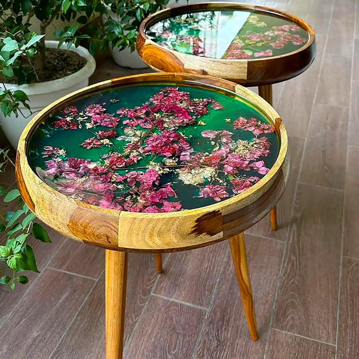میز عسلی رزینی شیک