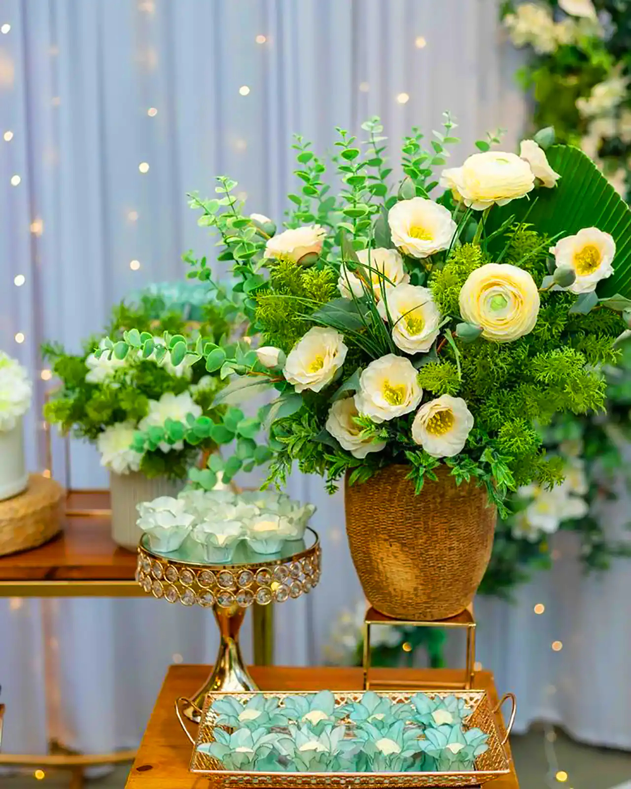 چیدمان میز برای گیفت عروسی 