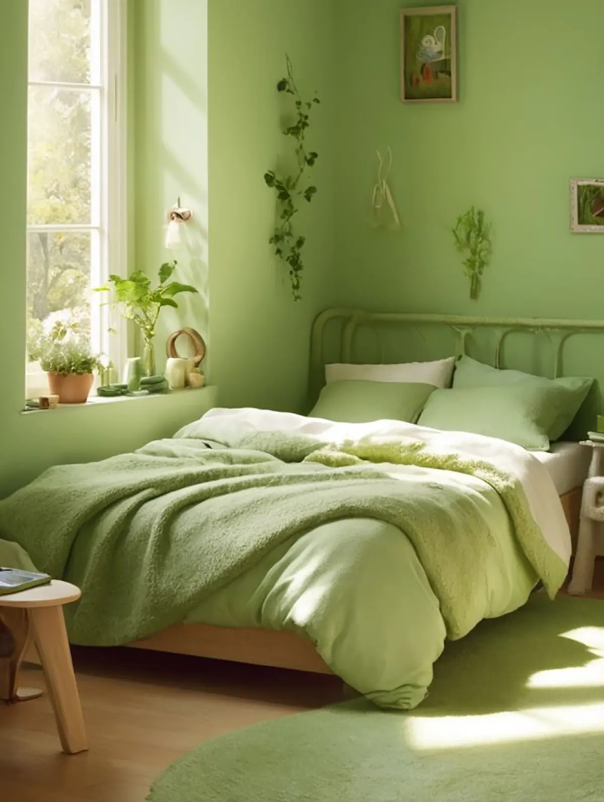 ریسه برگ مصنوعی دیوار 