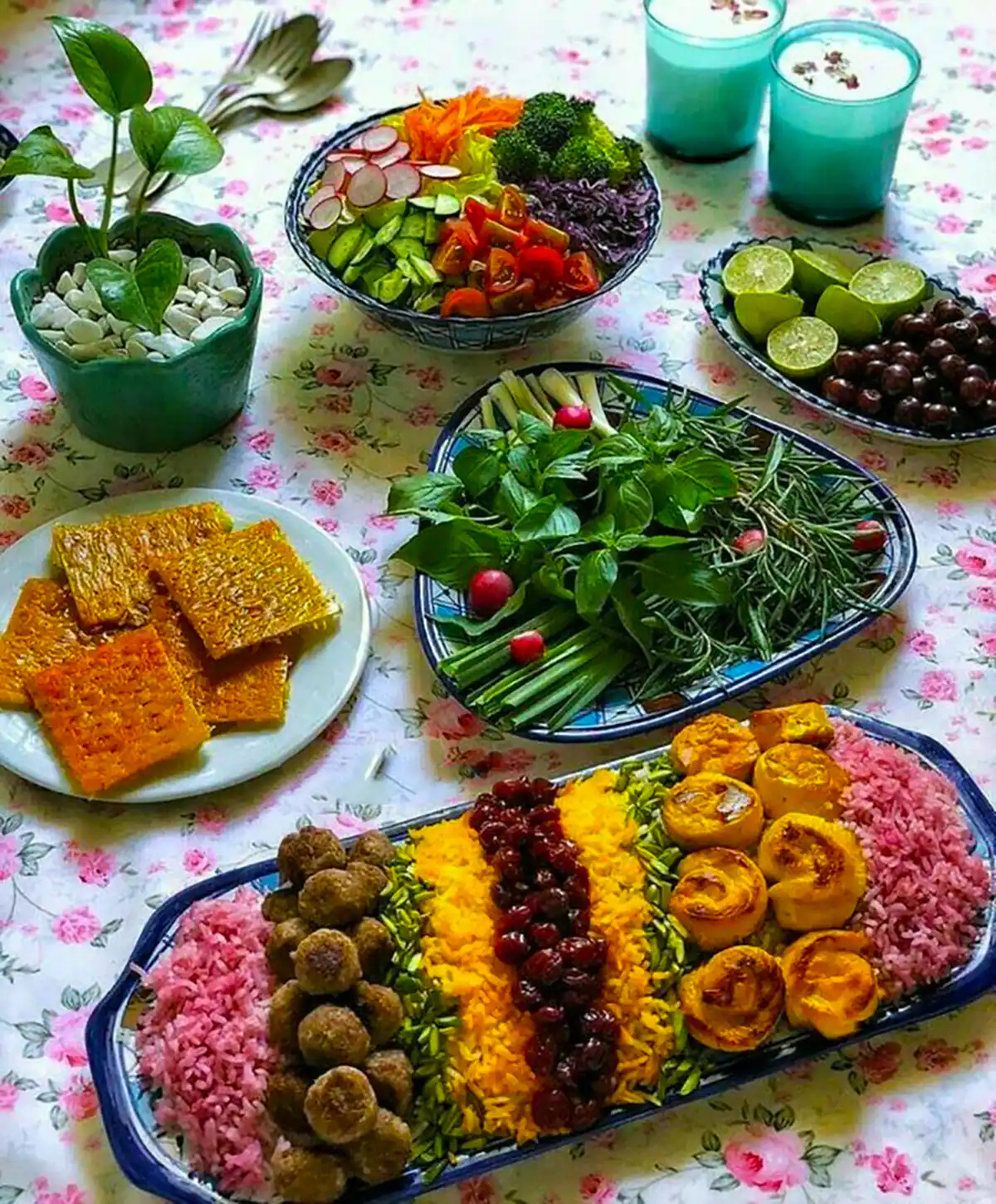 دیزاین آلبالو پلو مجلسی