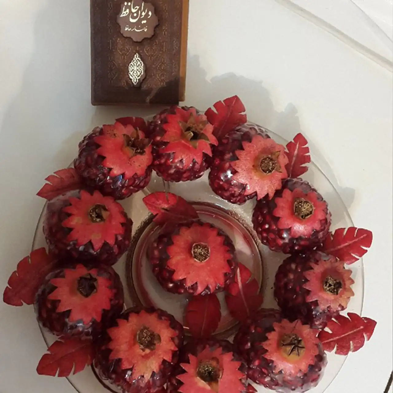 تزیین انار شب یلدا + زیباترین دیزاین ها برای تزیین انار شب یلدای امسال