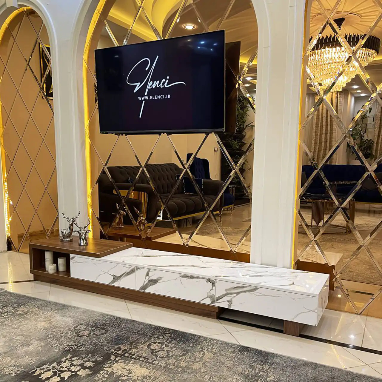 مدل دکوراسیون تلویزیون + زیباترین مدل های دکوراسیون تلویزیون بسیار شیک و لاکچری