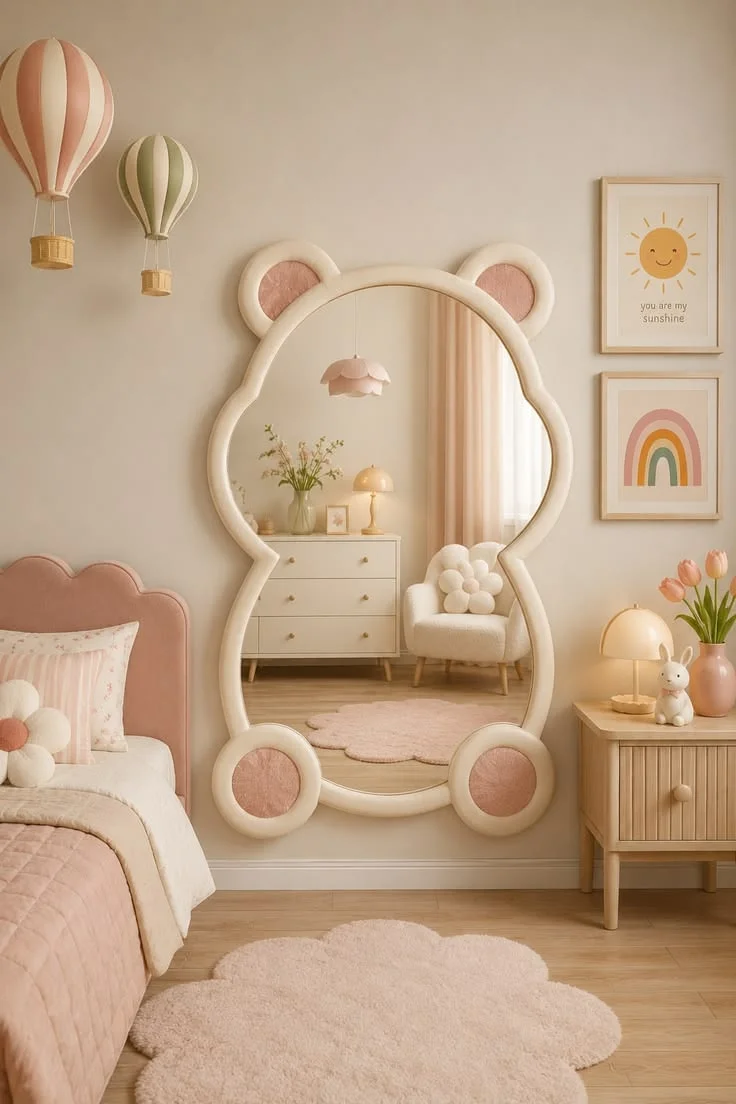 آینه فانتزی برای اتاق کودک