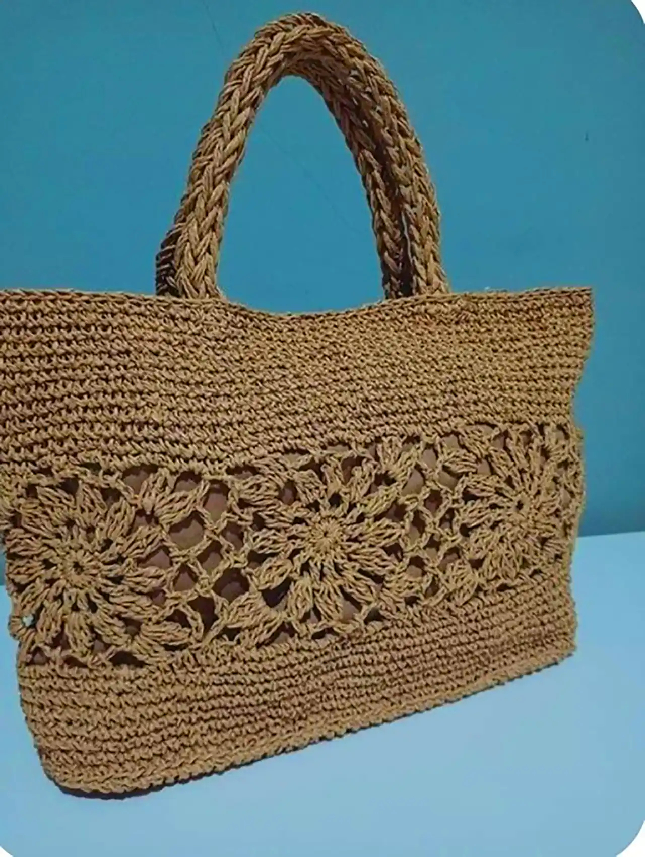 کیف بافتنی شیک نسکافه ای