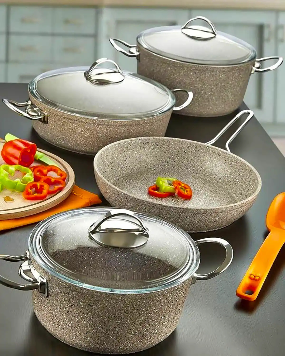 ست قابلمه چدنی عروس