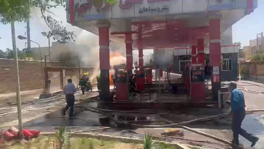آتش سوزی در اصفهان
