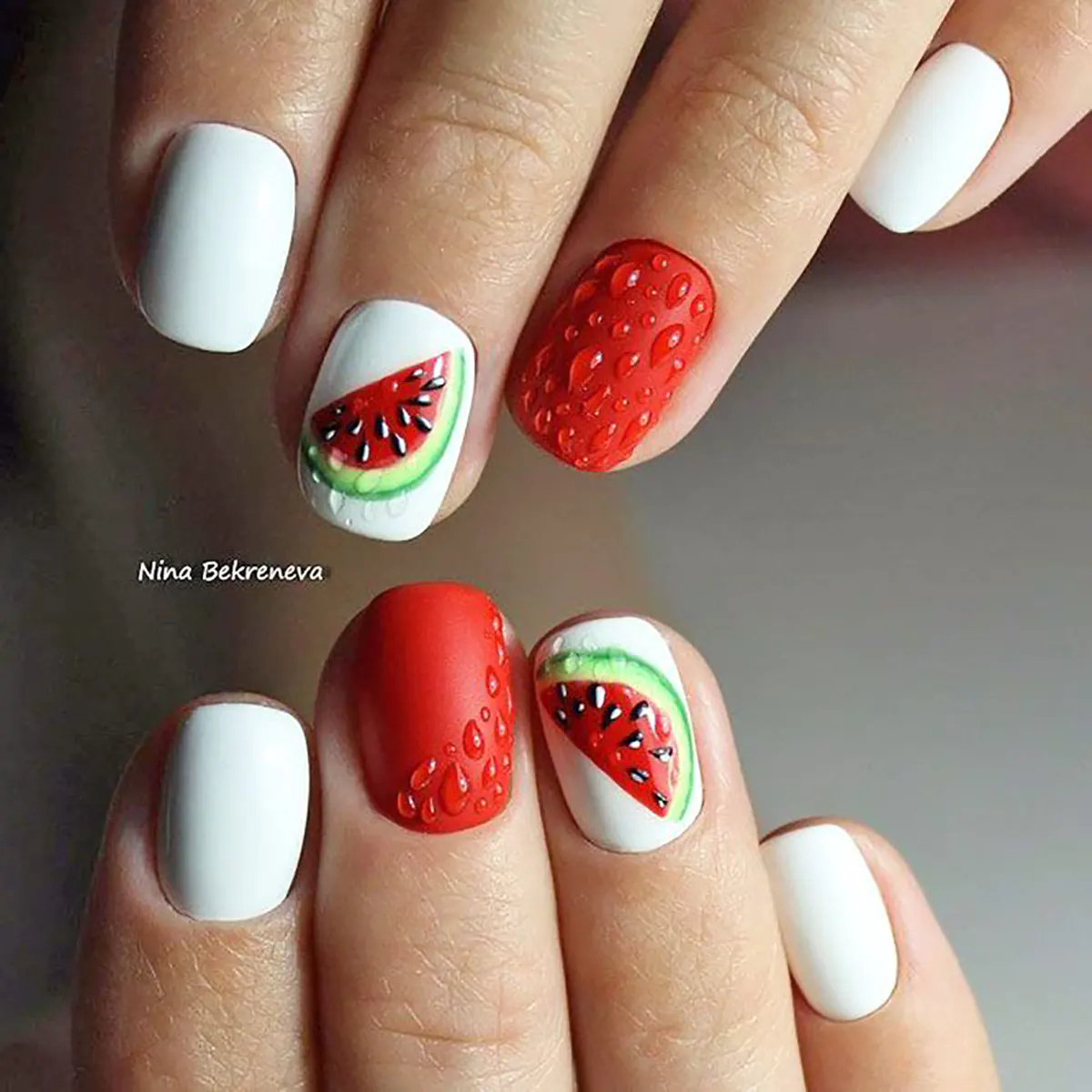 مدل ناخن یلدایی ساده