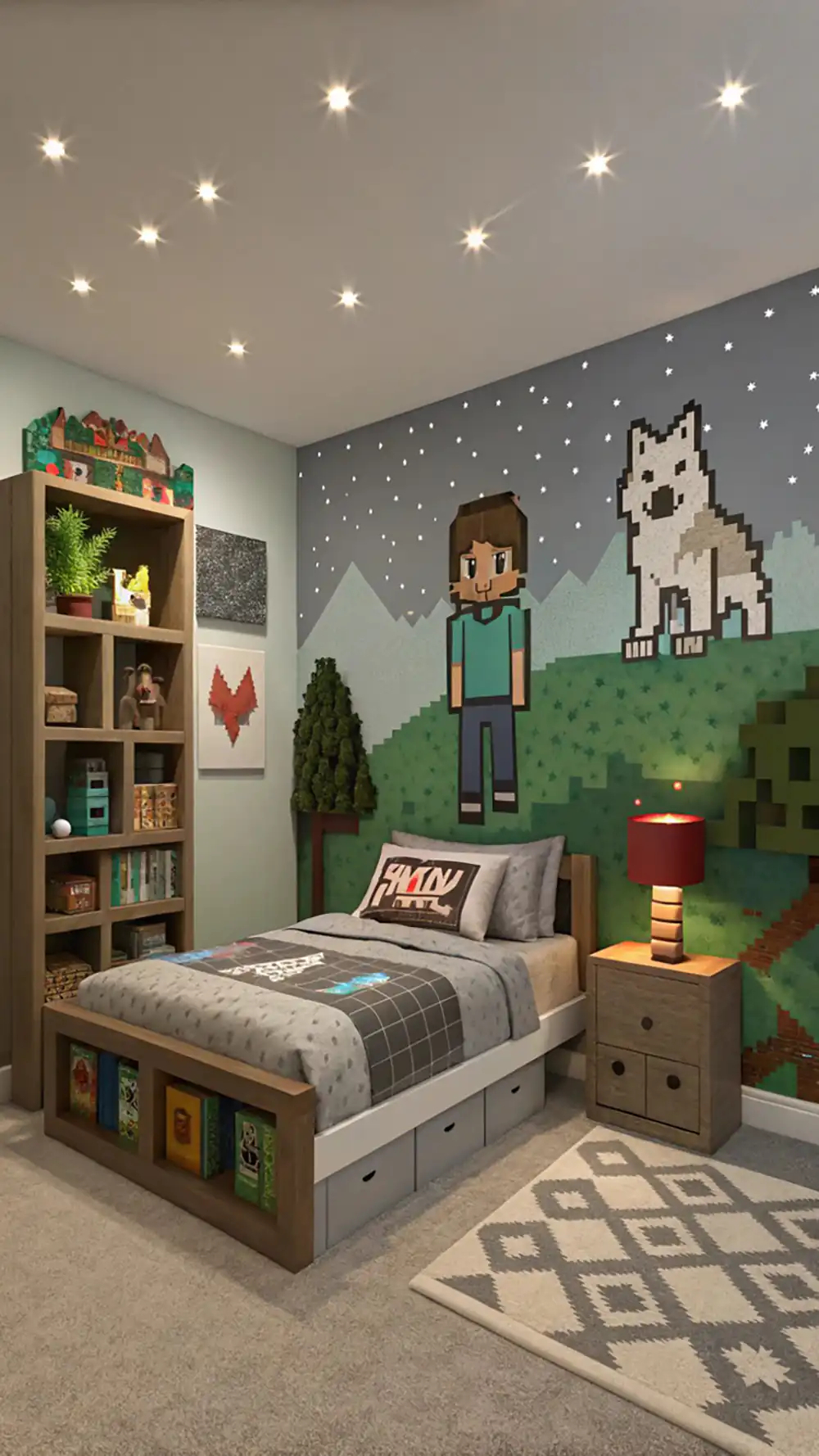 ایده دکوراسیون اتاق خواب پسرانه