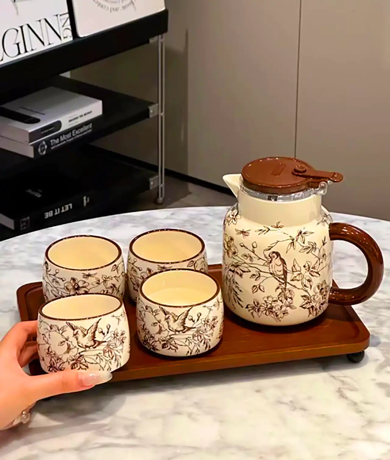 ست پارچ و لیوان کریستال