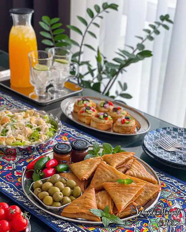 تزیین سمبوسه