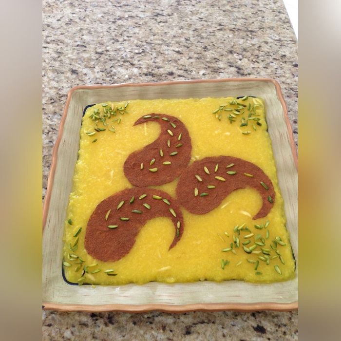 مدل تزیین شله زرد 1401