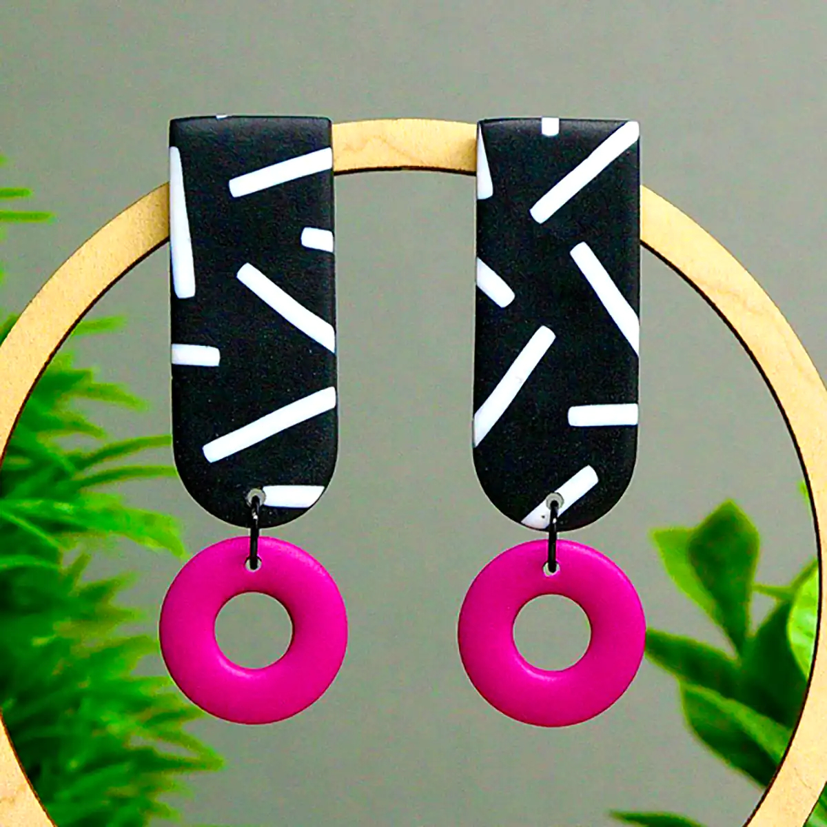 گوشواره رنگی رنگی فانتزی