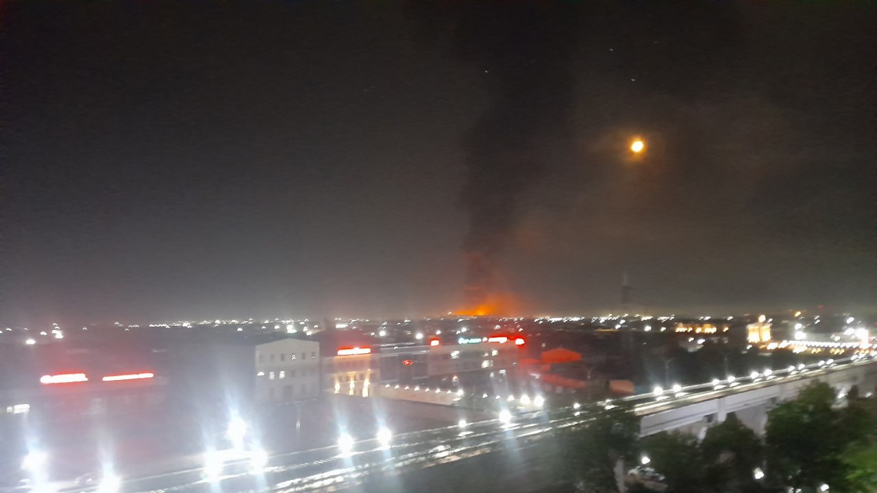 انفجار مهیب در نزدیکی فرودگاه تاشکند