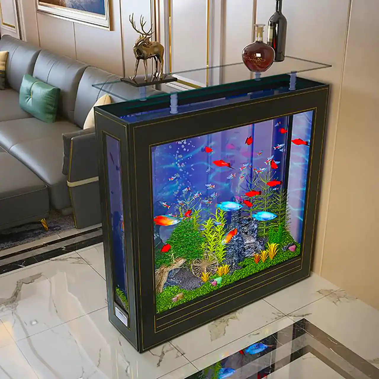 مدل اکواریوم شیک + زیباترین مدل های اکواریوم شیک و لاکچری و خفن