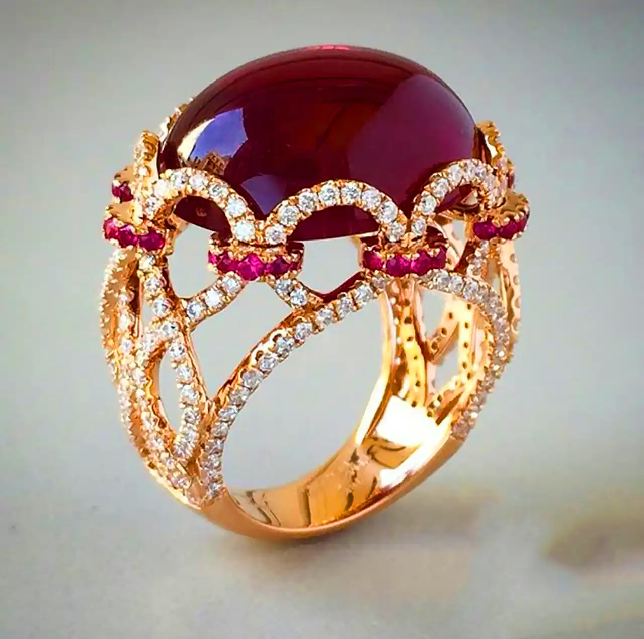 مدل انگشتر طراحی شده با هوش مصنوعی