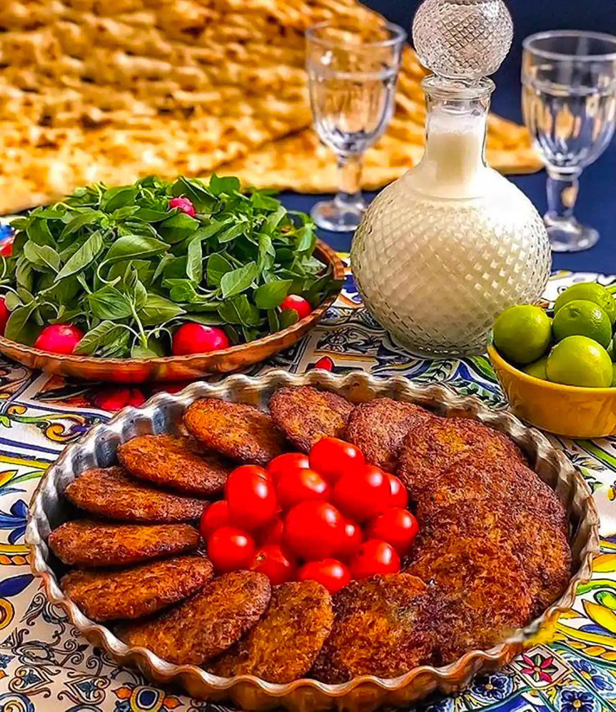 دیزاین کباب تابه ای