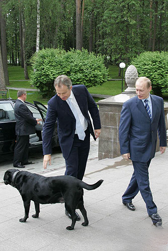 سگ رییس جمهور پوتین