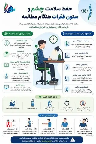سلامت چشم و ستون فقرات