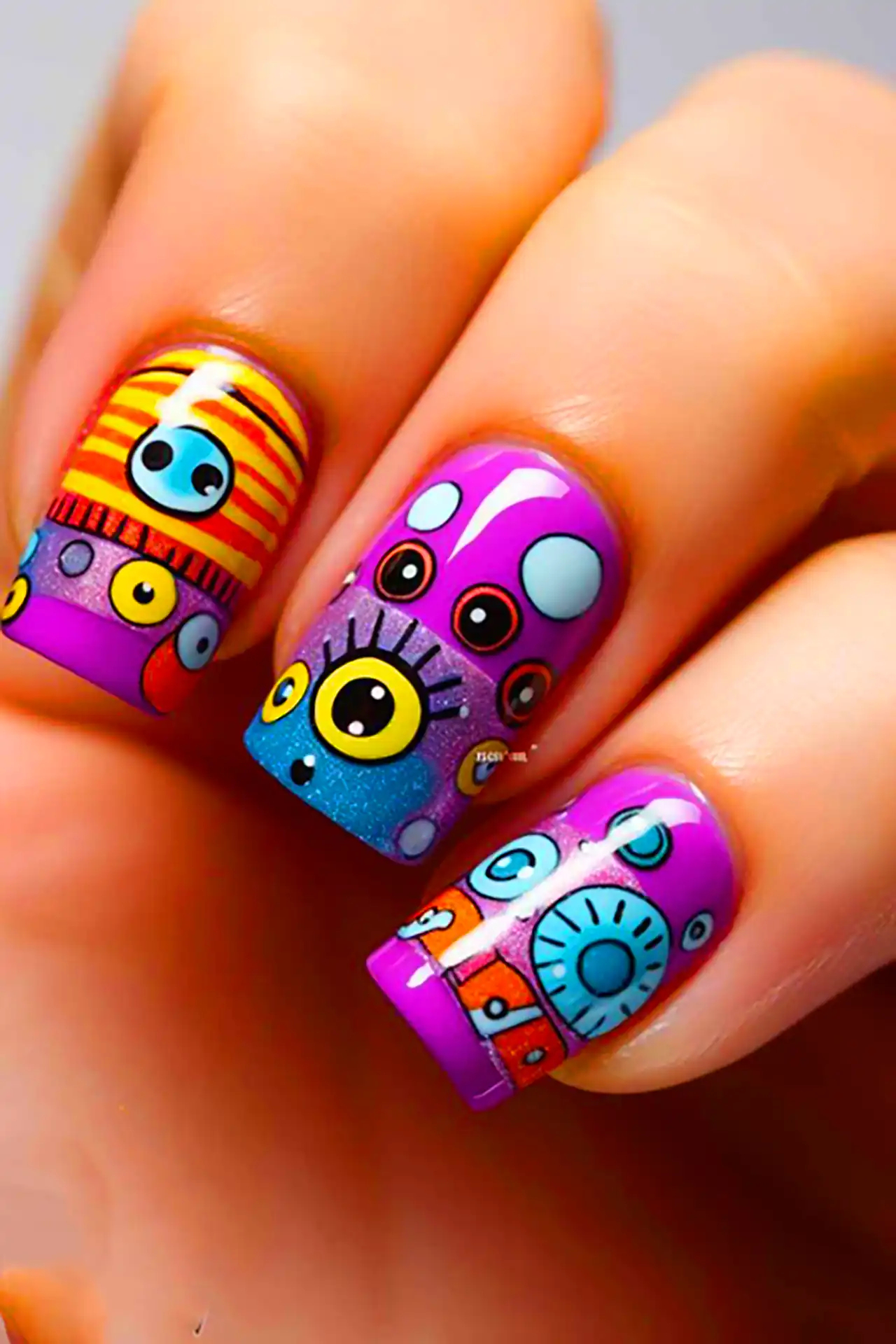 دیزاین ناخن فانتزی