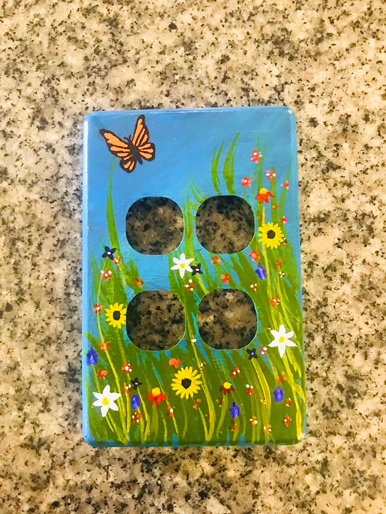 نقاشی روی کلید و پریز