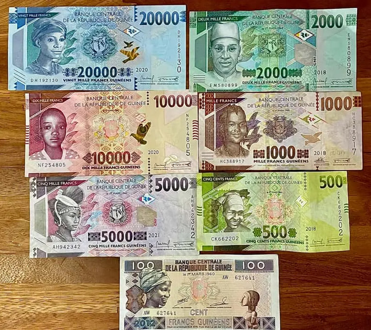 فرانک گینه (Guinean Franc)