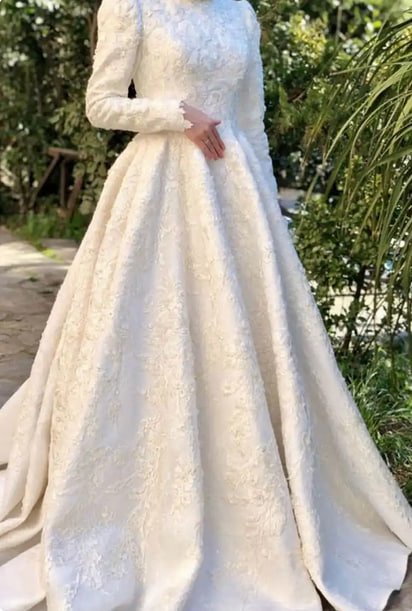 عکس مدل لباس عروس پوشیده