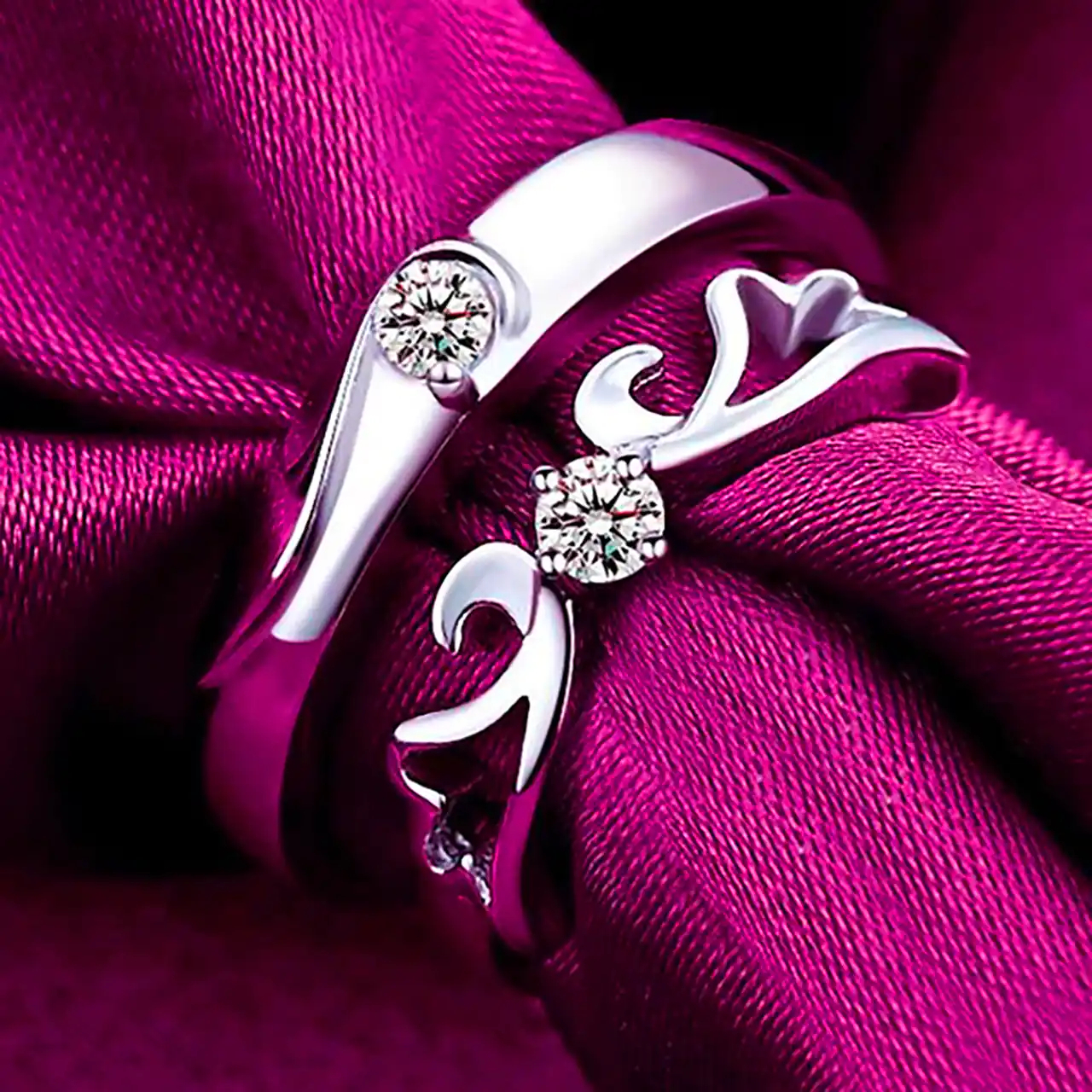 حلقه ست نقره شیک