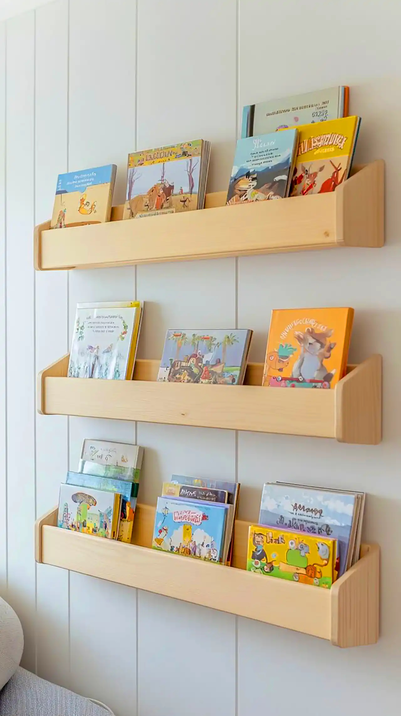 قفسه کتاب اتاق کودک 