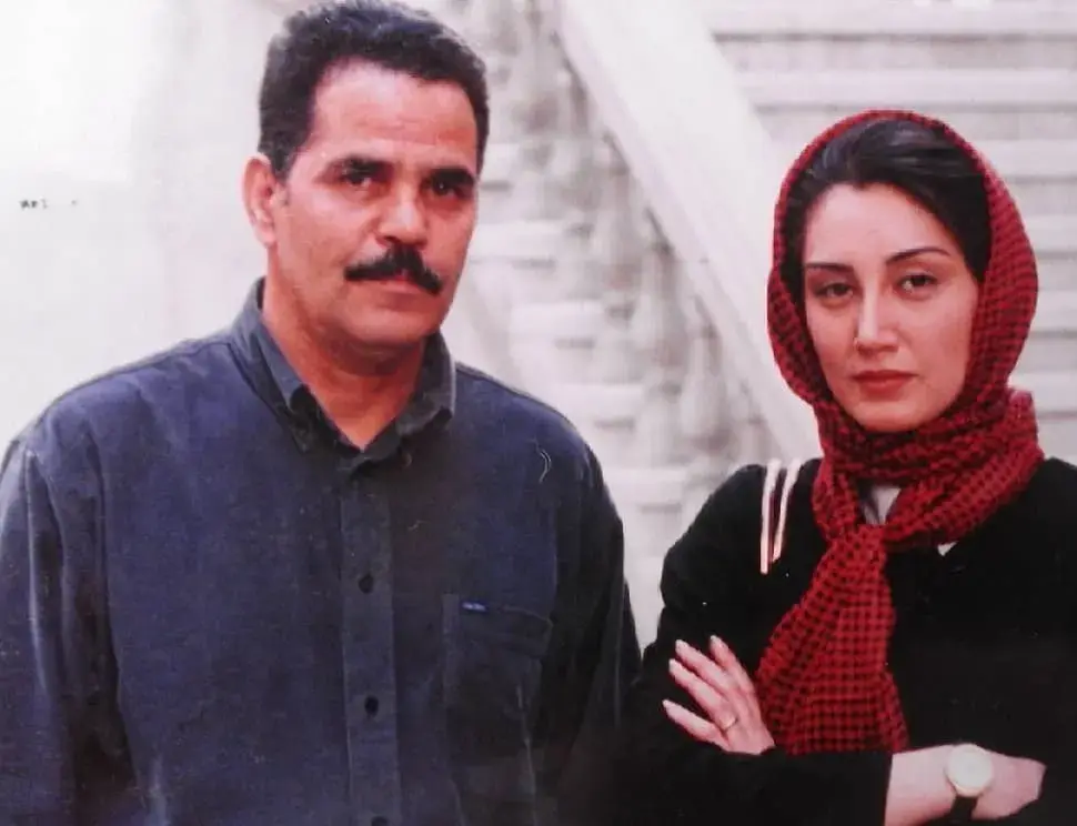 سفر در زمان / عکس «هدیه تهرانی» در 30 سالگی و در پشت صحنه کاغذ بی خط؛ سال 81