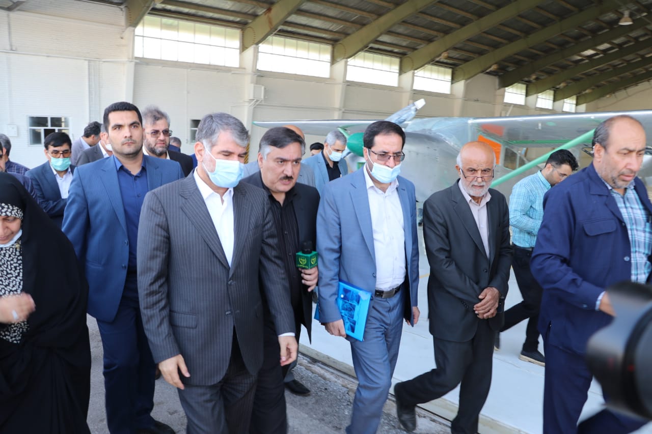وزیر جهاد بازدید از فرودگاه قزوین 1