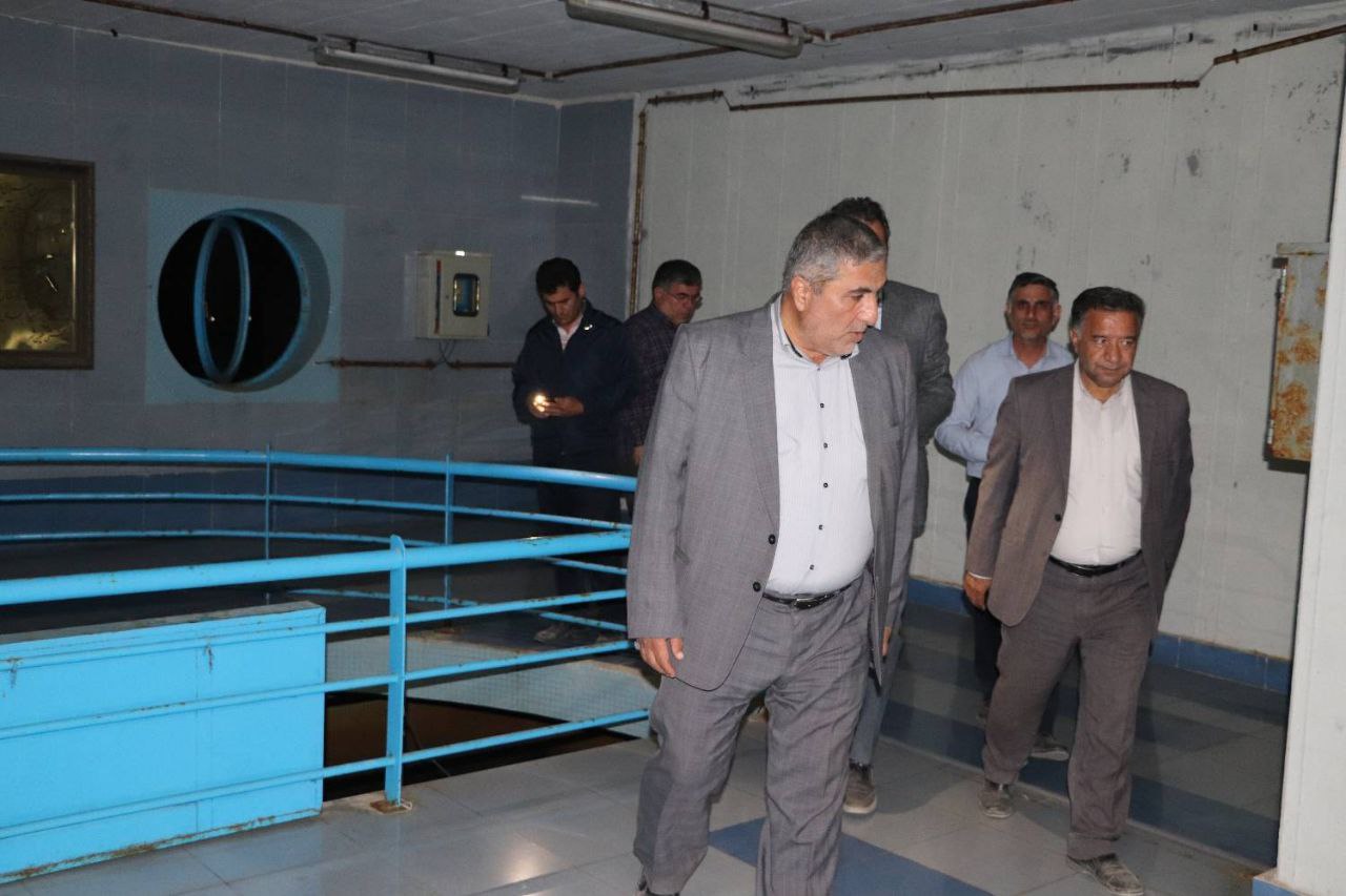 حضور معاون مهندسی شرکت آب و فاضلاب کشور در مشگین شهر