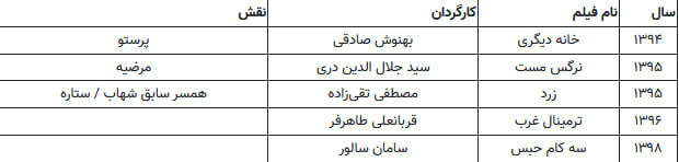 متین ستوده در سینما