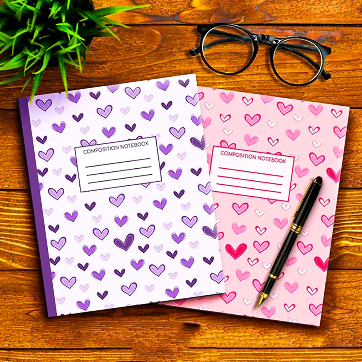 دفترچه یادداشت رنگی دخترانه