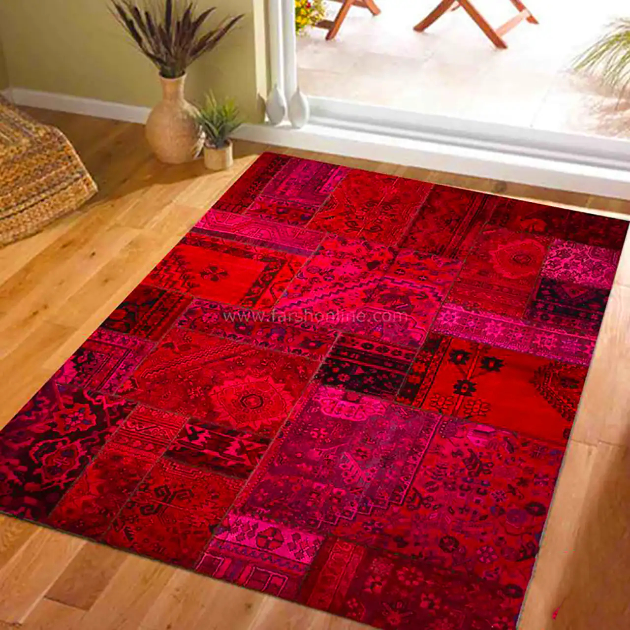 فرش ماشینی خوش رنگ