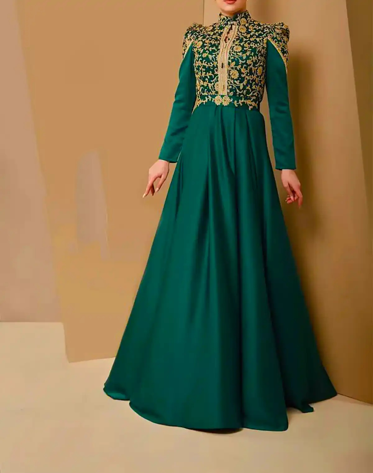 پیراهن مجلسی زردوزی