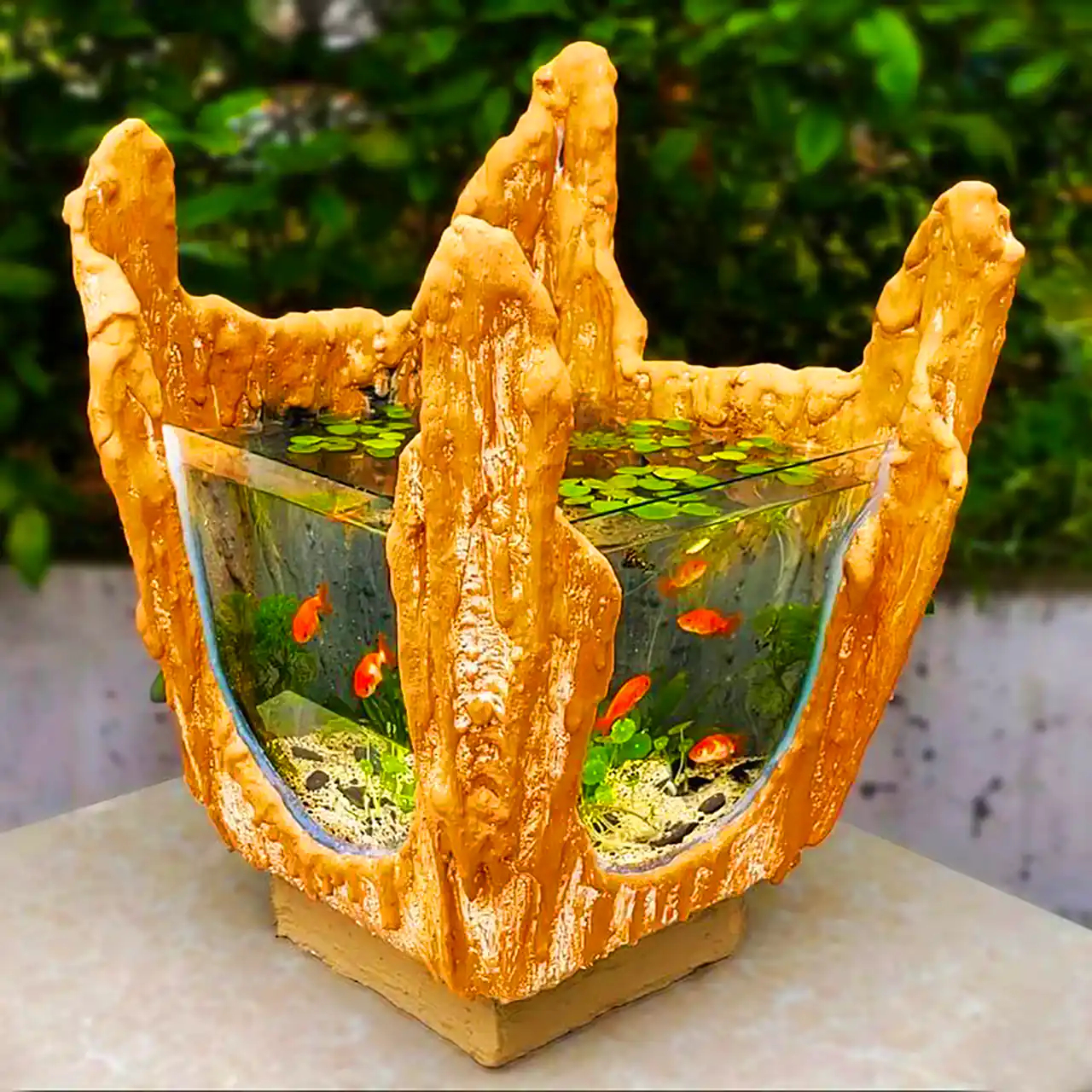 آکواریوم مدل مینی شیشه ای