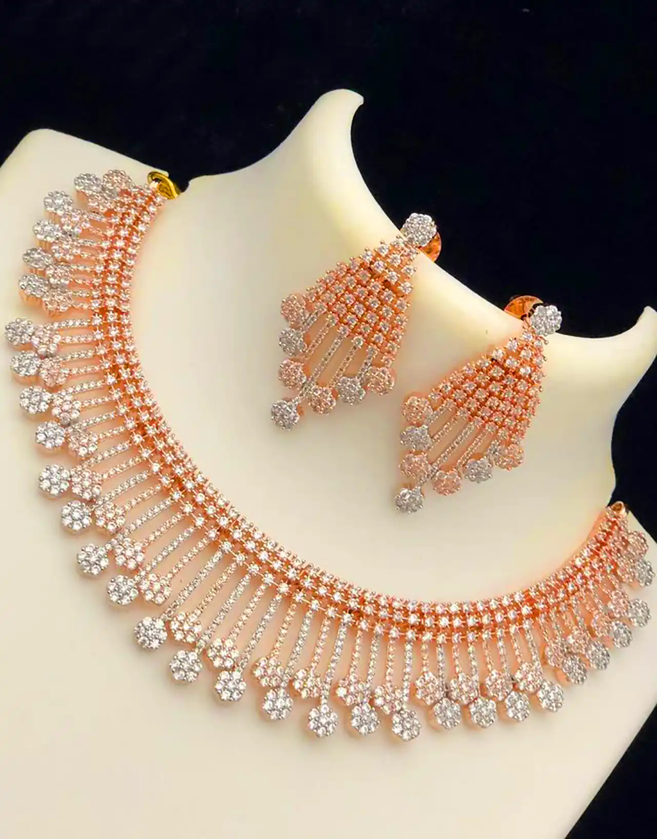 سرویس جواهر طلایی خاص و شیک 