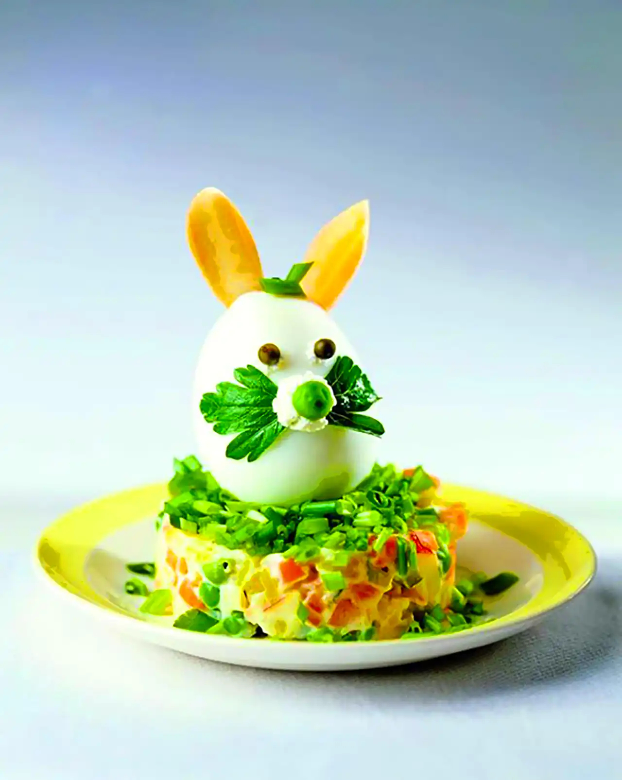 دیزاین تخم مرغ آبپز فانتزی