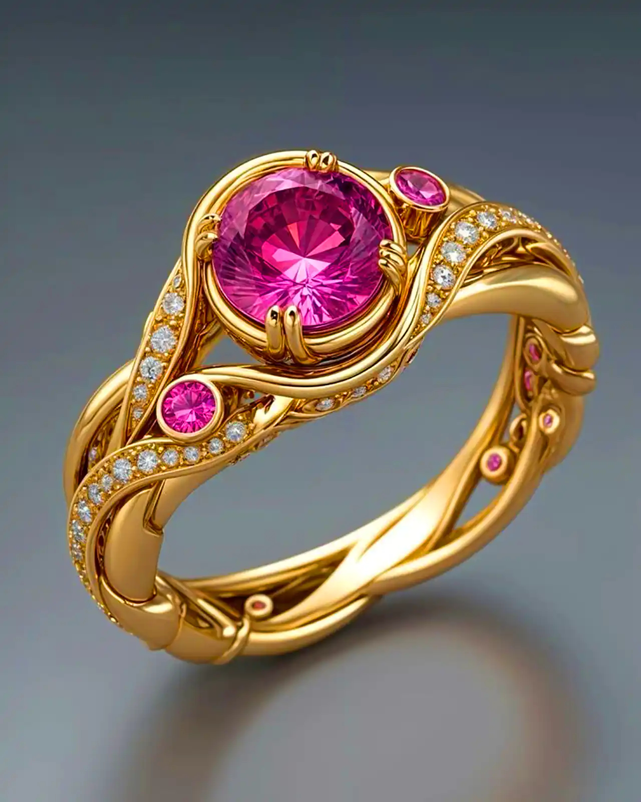 مدل انگشتر طراحی شده با هوش مصنوعی