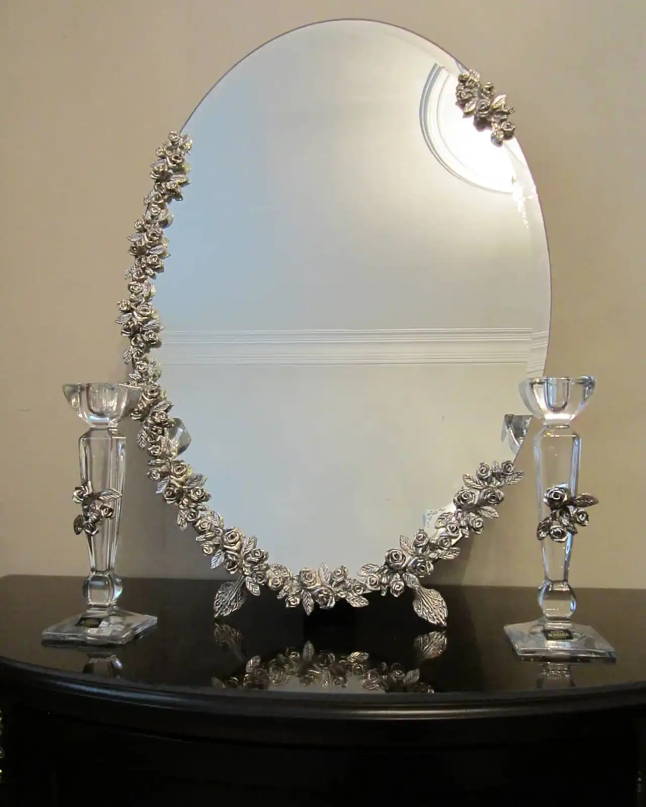 آینه شمعدون نقره شیک + زیباترین و خاص ترین مدل های آینه شمعدون نقره مخصوص عروس خانم ها