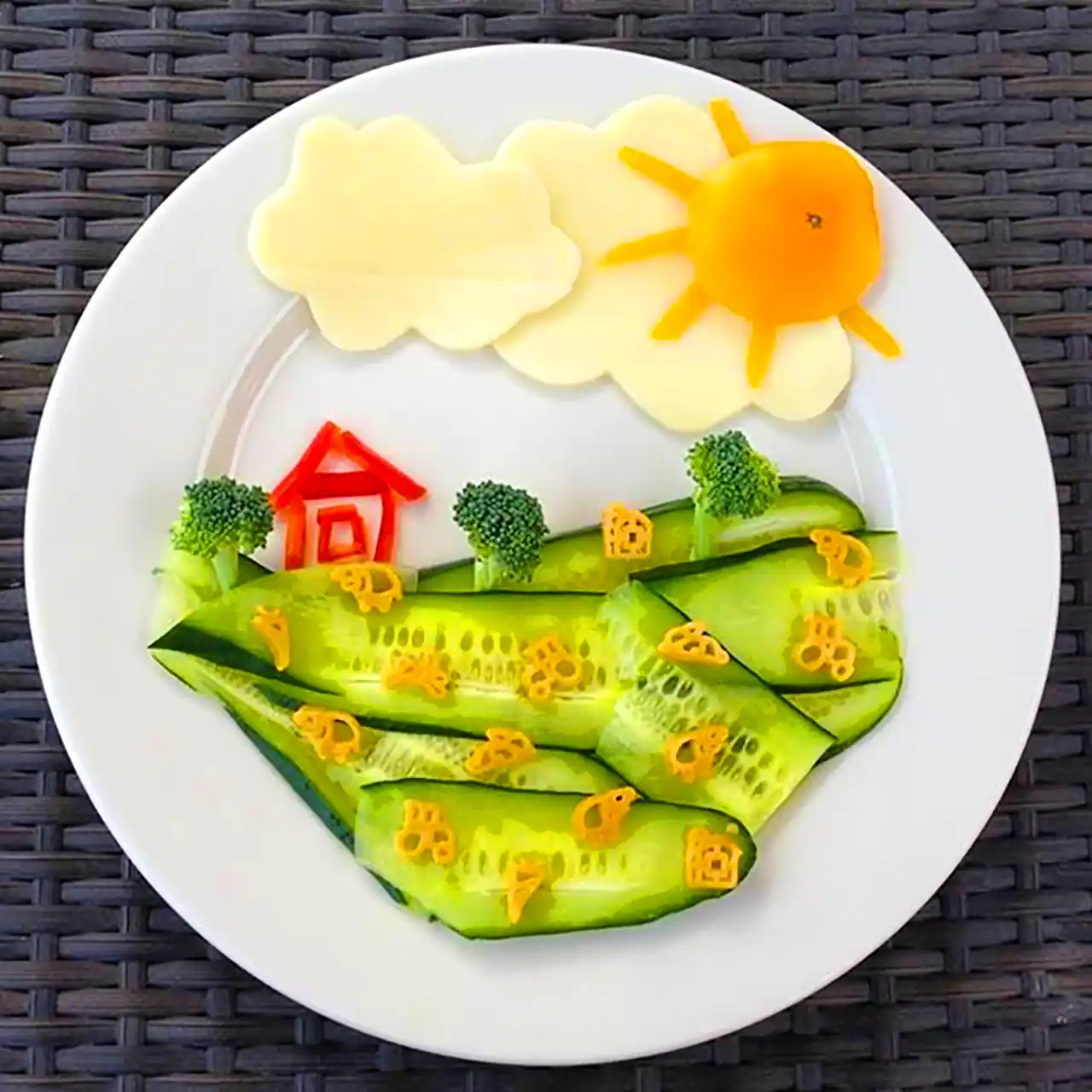 بشقاب صبحانه اشتها برانگیز کودکان