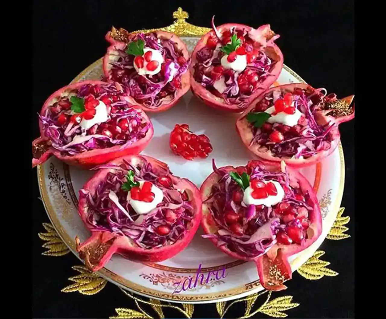 تزیین انار شب یلدا + زیباترین دیزاین ها برای تزیین انار شب یلدای امسال