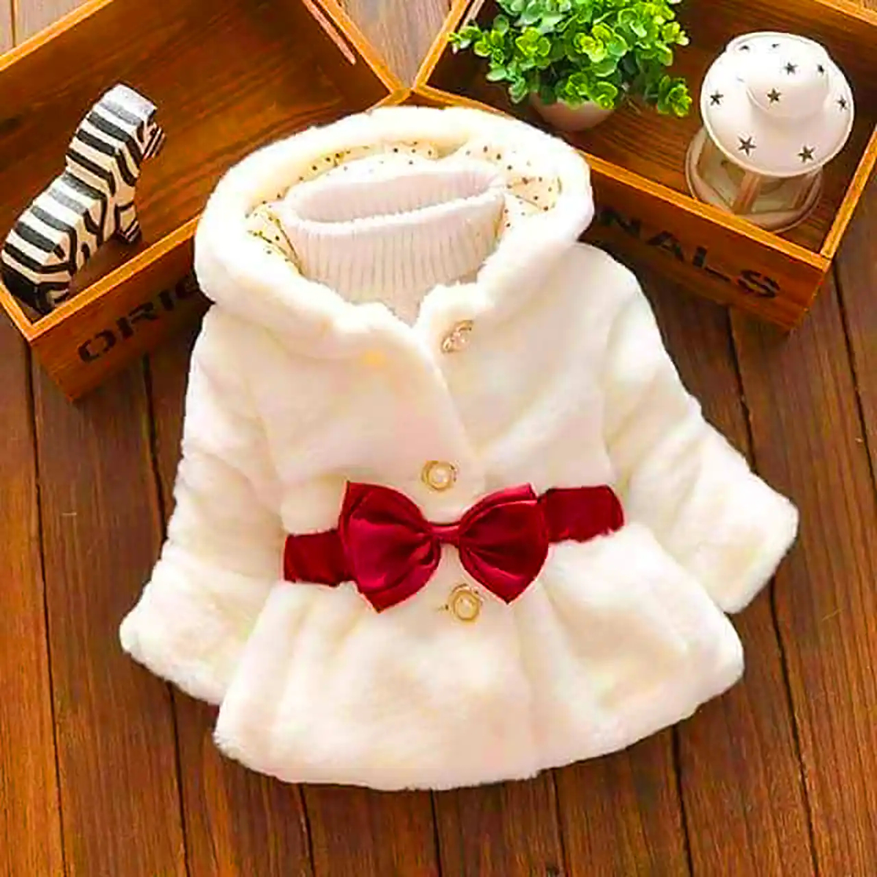 کاپشن تدی بچه گانه زیبا
